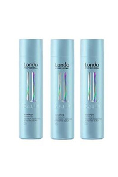 Londa Professional Pachet 3 x Sampon Calmant pentru Scalp Sensibil - C.A.L.M ...