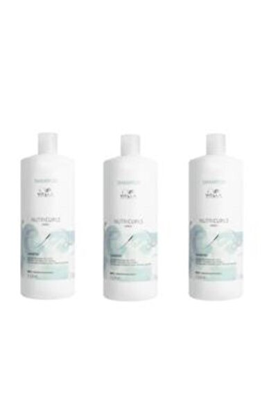 Wella Professionals Pachet 3 x Sampon pentru Parul Cret - Nutricurls Micellar...