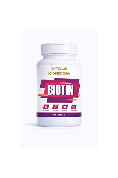 VITALS Ultra Biotin Plant-Based 10,000 mcg Tablets – 90 Tablets