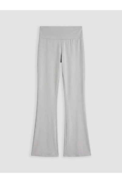 LC Waikiki Gray Elastic Waist Spanish Leg Women's Sports Leggings from Güli̇s...