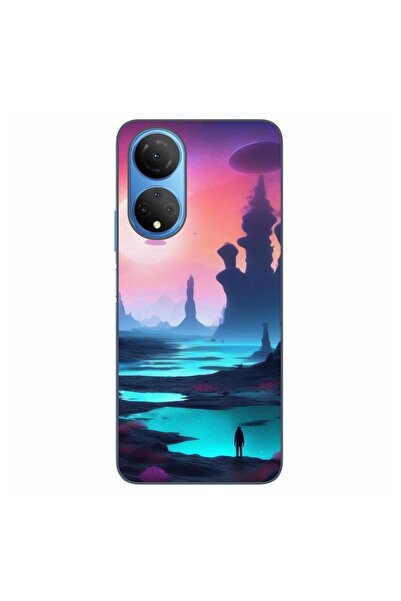 OEM Husa compatibila cu Honor X7 Silicon Gel Tpu Model Mystic Planet