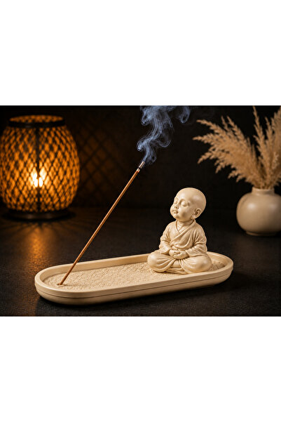 farist Modern Buddha Figürlü Tütsülük – Dekoratif Minimalist Tütsü Tutucu | E...