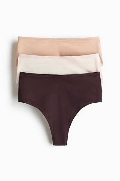 H&M 3’lü Mikrofiber Brazilian Külot