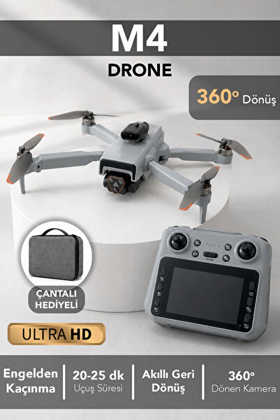mimtec 360 Derece Dönüşlü Drone - Ultra HD Kameralı Uzun Uçuş Süreli Engel Aş...