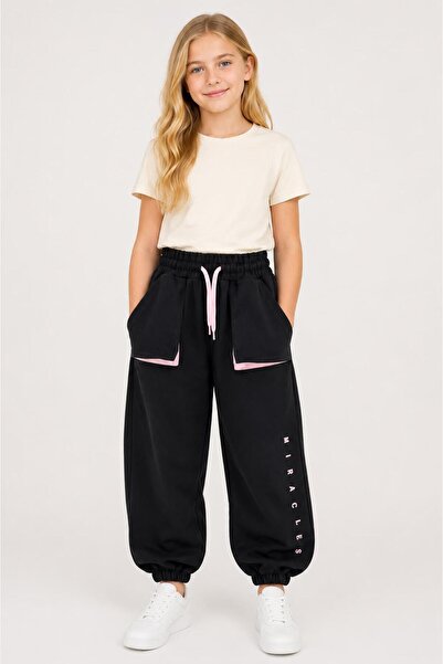 aykidsclup Girl's Jogger Sweatpants – Comfortable Fit with Pockets and Elasti...