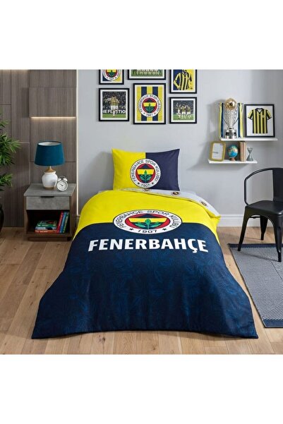 Taç New Season Licensed Fenerbahçe Legendary Single Person's Bedding Set