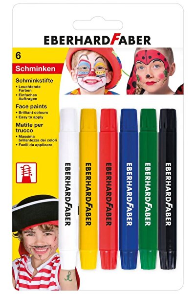 Eberhard Faber SET OF PENCILS FOR GIRL, 6 RETRACTABLE COLORS, EBERHARD FAB