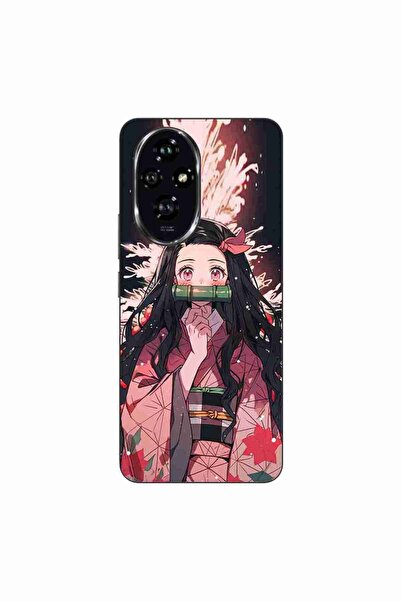 OEM Husa compatibila cu Honor 200 Silicon Gel Tpu Model Demon Slayer Nezuko