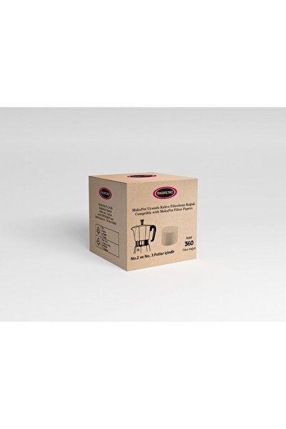 Kafiltro Mokapot Kahve Filtresi No 3 -360adet
