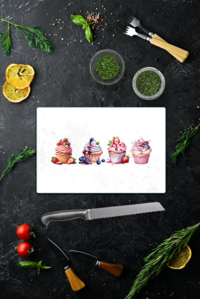Decorita Glass Cutting Board - Glass Cutting Table | Candy Colors |   20cm X ...
