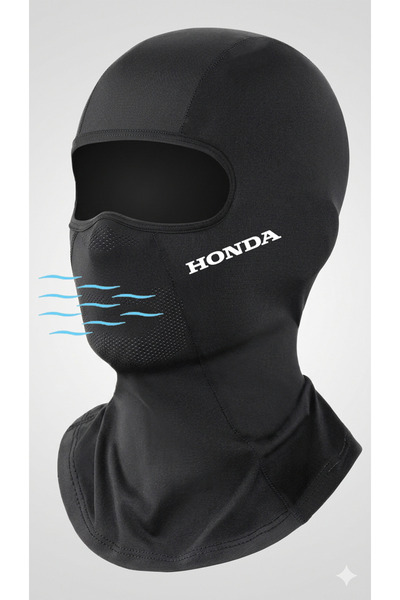 Flex Premium Honda Reflektörlü Siyah Kar Maskesi Model 202 Balaklava Balaclav...