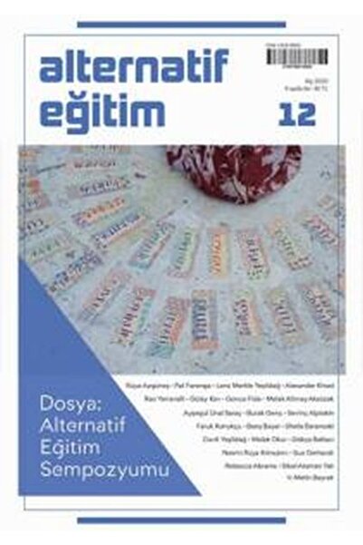 Yeni İnsan Yayınevi Alternative Education Journal 12 Symposium on Alternative...