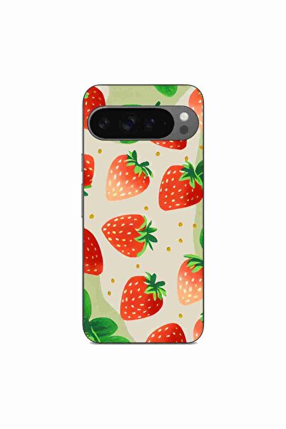 OEM Husa compatibila cu Google Pixel 9 Pro XL Silicon Gel Tpu Model Capsuni P...