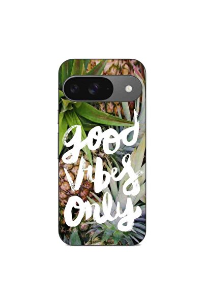 OEM Husa compatibila cu Google Pixel 9 Pro Silicon Gel Tpu Model Good Vibes Only