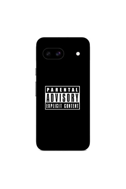OEM Husa compatibila cu Google Pixel 8A Silicon Gel Tpu Model Parental Advisory