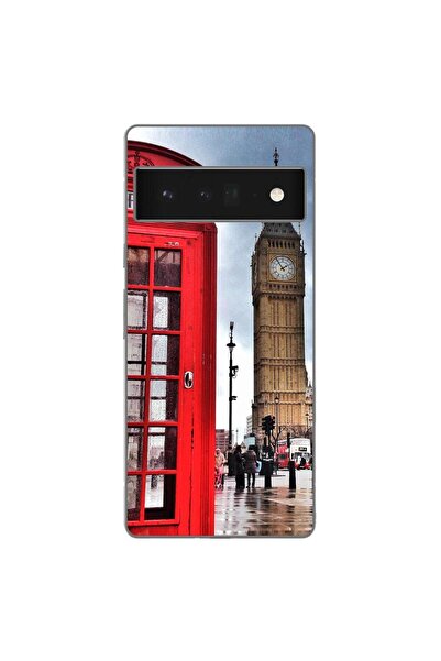 OEM Husa compatibila cu Google Pixel 6 Pro Silicon Gel Tpu Model London