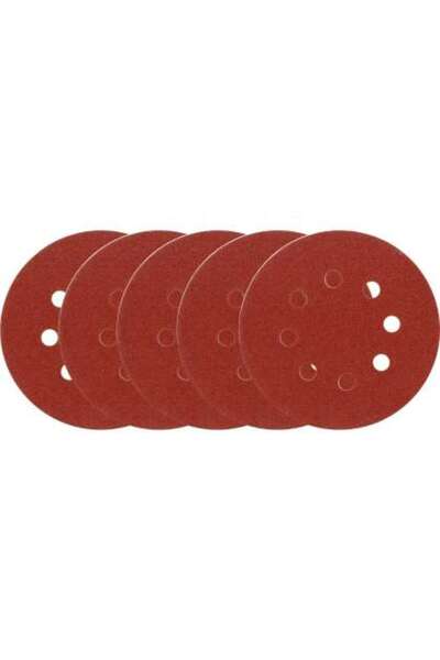 Vorel Discuri Din Pânză Abrazivă Cu Găuri, P80, 125Mm, 5 Buc