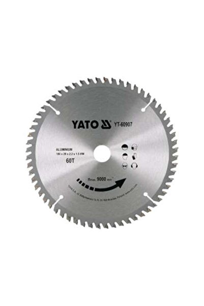 yato Disc Circular Lemn,180X20X2.2Mm, 60 Dinți