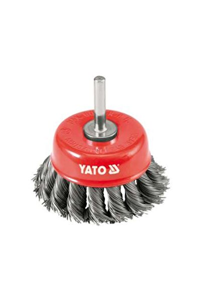 yato Cup Brush With 75Mm Shaft, With Wire Strands