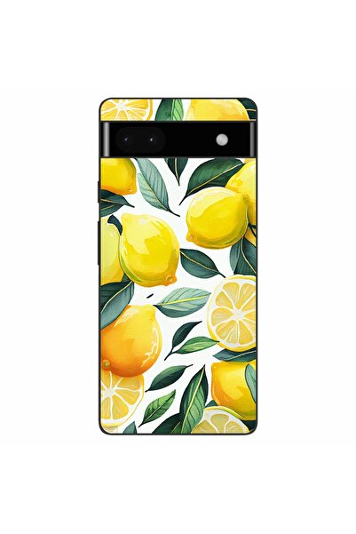 OEM Husa compatibila cu Google Pixel 6A Silicon Gel Tpu Model Lemons Pattern