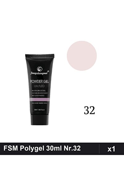 FSM Powder Gel Polygel 30ml Nr.32, Constructie Unghii, Manichiura Profesionala