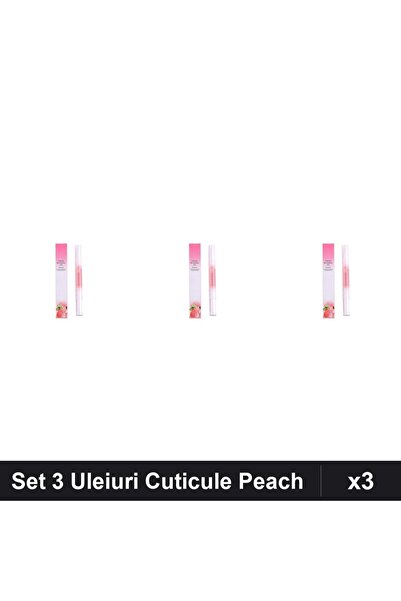 NAİLS Set 3 Uleiuri Cuticule Stilou Peach, Îngrijire Unghii Profesională
