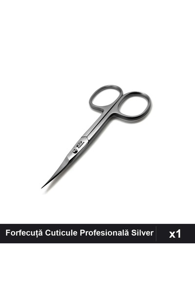 One Group Forfecuță Profesională Cuticule Silver, 1 Bucată, Manichiură
