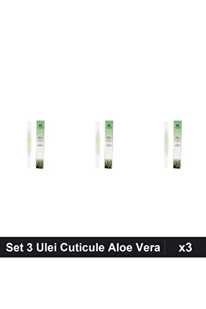 global fashion Set 3 Uleiuri Cuticule Stilou Aloe Vera, Manichiura Profesională