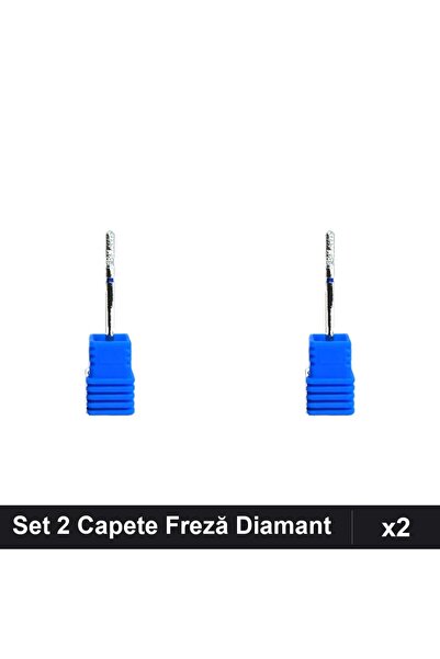 NAİLS Set 2 Capete Freză Diamant Unghii, Manichiură Profesională, Accesoriu F...