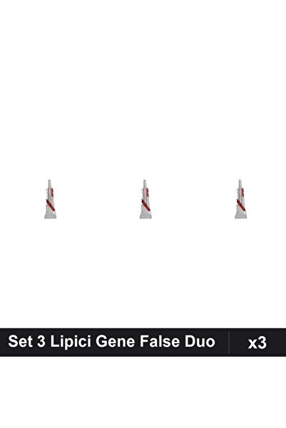 Duo Set 3 Lipici Gene False 7g Negru, Adeziv Profesional Manichiura