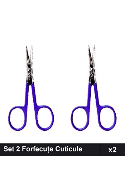 One Group Set 2 Forfecuțe Profesionale pentru Cuticule One Group, Clești Ungh...