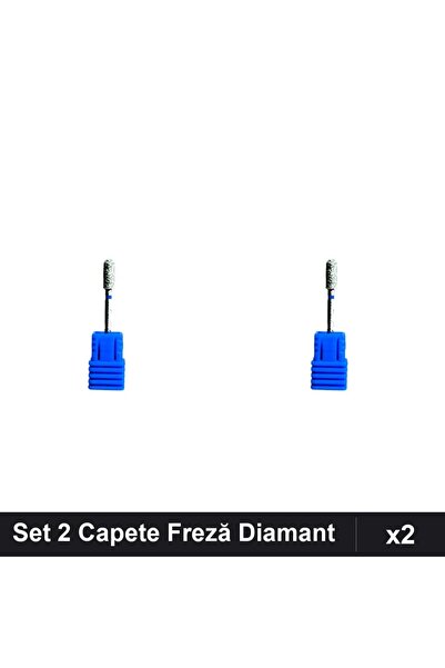 NAİLS Set 2 Capete Freză Diamant Unghii, Manichiură Profesională, Pedicură