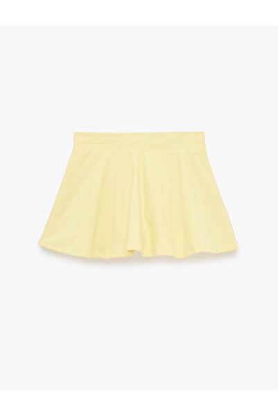 Koton Yüksek Bel Slim Fit Mini Spor Şort Etek