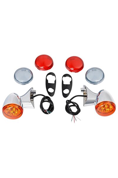 EVO MOTORS Semnalizari LED fata Harley Road Glide 2015 2024 set 3 lentile A1993