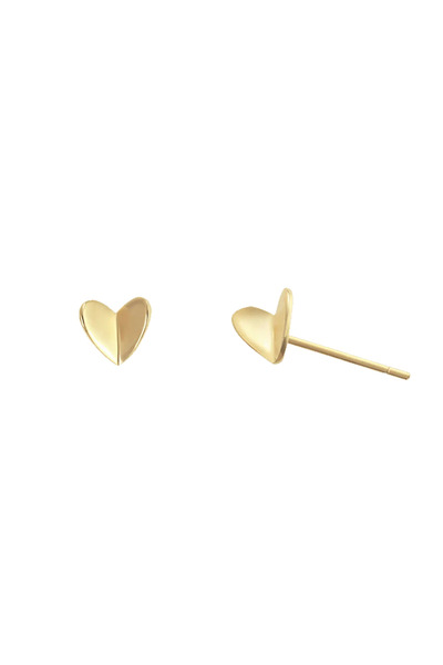 Lisa&Co. Cercei Argint Butterfly Heart L L / Argint placat cu aur galben / Fa...