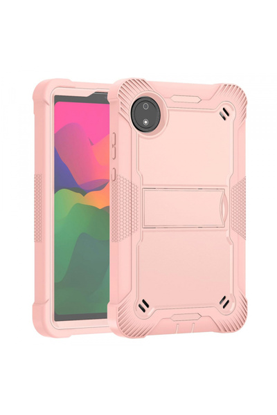 Techsuit Θήκη για Xiaomi Redmi Pad SE 8.7, Techsuit, Ανθεκτική Θήκη Tablet, Ροζ