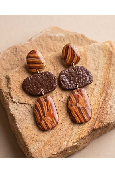 Dodemert Home Desert Sunset Wave Row Series Polymer Clay & Epoxy Handmade Des...