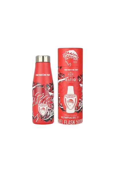 estia Θερμος Travel Flask Olympiacos Bc Edition Together We Fight 500ml 00-27162