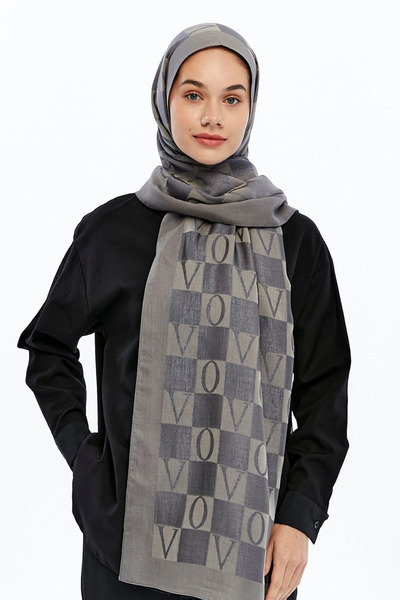 Valentino Orlandi Alia Series Vo Checker Pattern Shawl