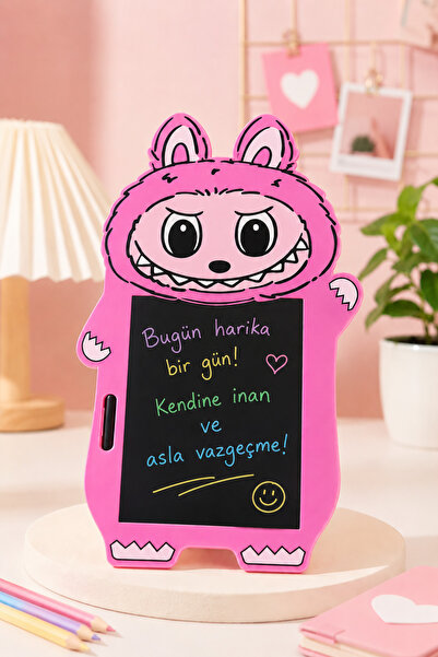 Karçiçeği Home Figürlü Silinebilir Çocuk Çizim ve Not Tableti | Kalemli Eğiti...