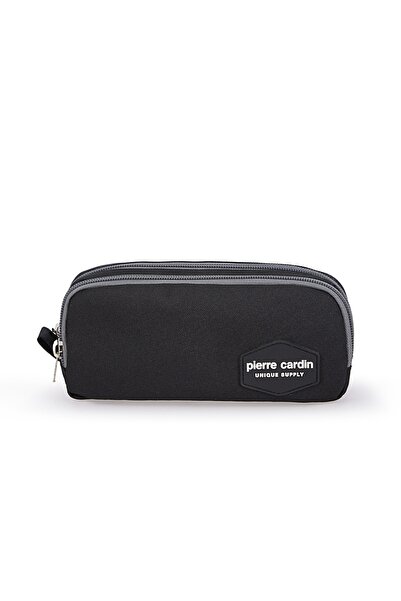 Pierre Cardin Unique Supply Suport pentru pixuri cu fermoar dublu și volum ma...