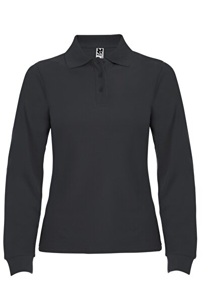 ROLY Tricou polo cu maneca lunga pentru femei Estrella, plumb inchis