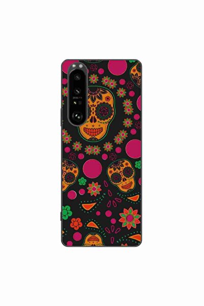 OEM Husa compatibila cu Sony Xperia 1 III Silicon Gel Tpu Model Halloween Flo...