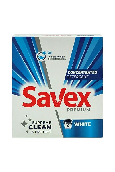 Vader Detergent pentru Rufe Automat, Savex, 320 g White 4 spalari,
