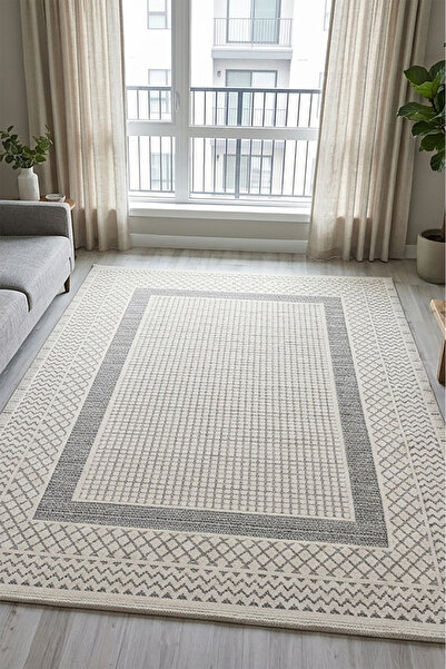 Giza Home Nature Pamuk 30° Yıkanabilir Halı Modern Kilim Oturma Odası Salon M...
