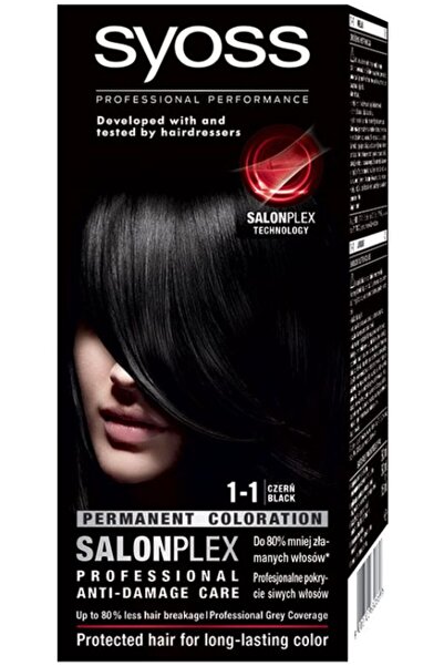 SOHO Vopsea pentru Par, Syoss Professional, 1-1 Negru,
