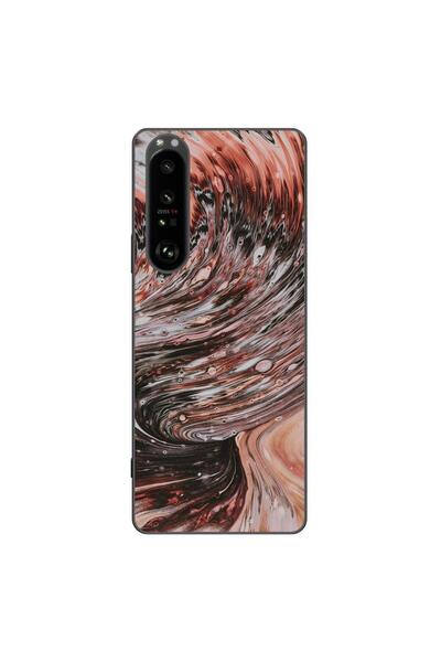 OEM Husa compatibila cu Sony Xperia 1 III Silicon Gel Tpu Model Copper Stream