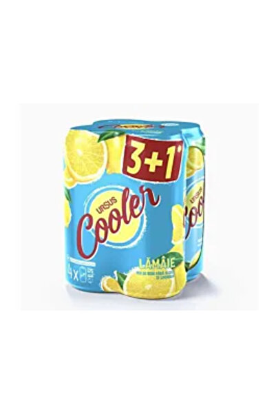 URSUS Bere fără alcool Cooler, lămâie, 4 bucăți x 0.5 L