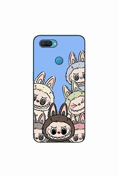 OEM Husa compatibila cu Oppo A12 Silicon Gel Tpu Model Labubu Pattern Blue