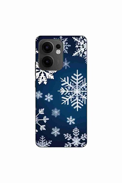 OEM Husa compatibila cu Oppo Reno13 F Silicon Gel Tpu Model Fulgi de Nea